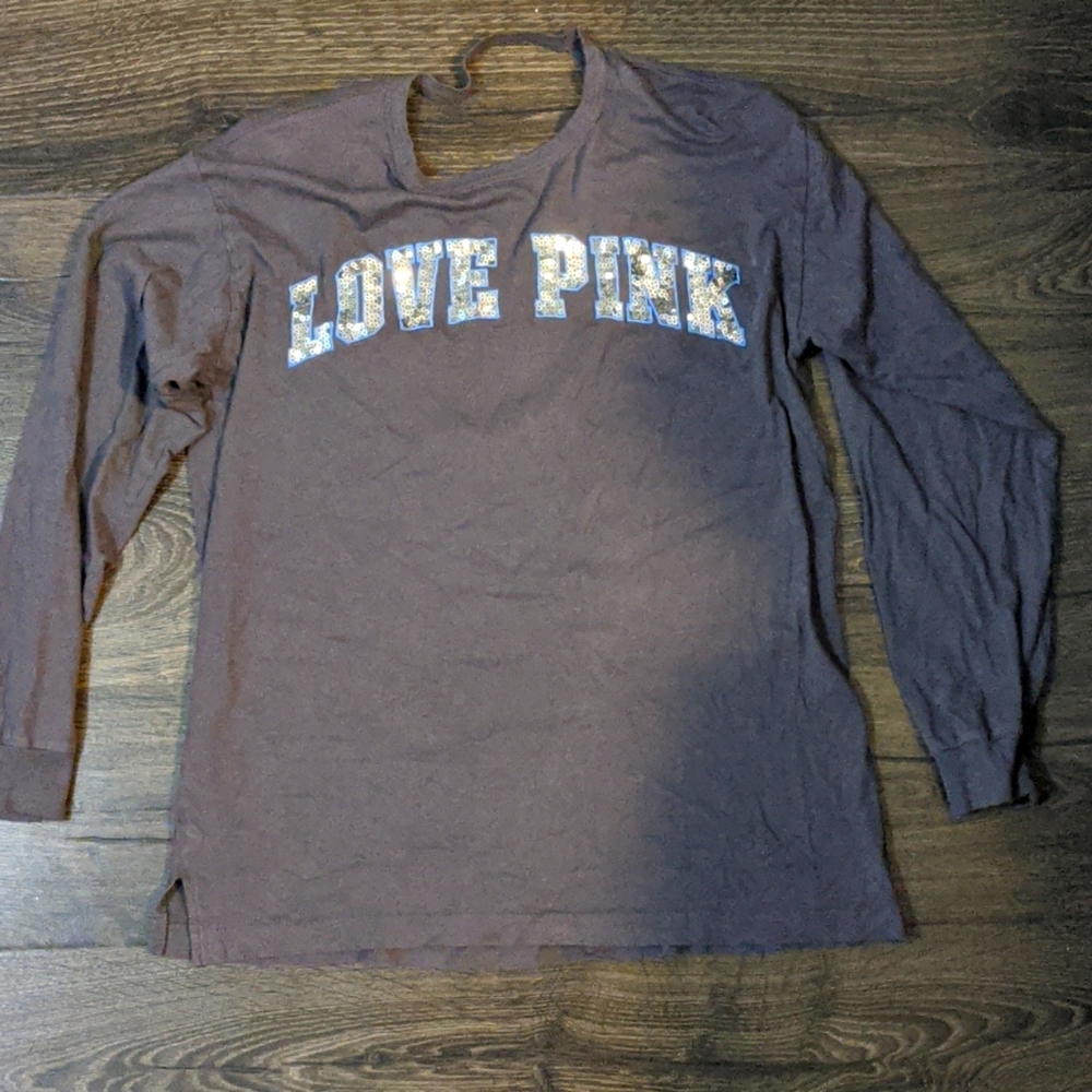 Victoria secret pink long sleeve open back